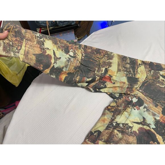 Claiborne Vintage Equestrian Button Up Shirt Size Small - Picture 8 of 10